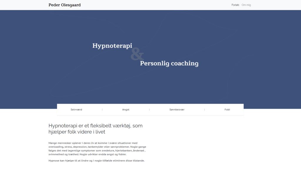 Thumbnail of Olesgaards new webpage