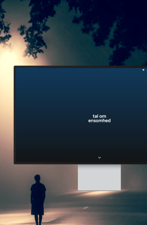 Campaign with focus on loneliness